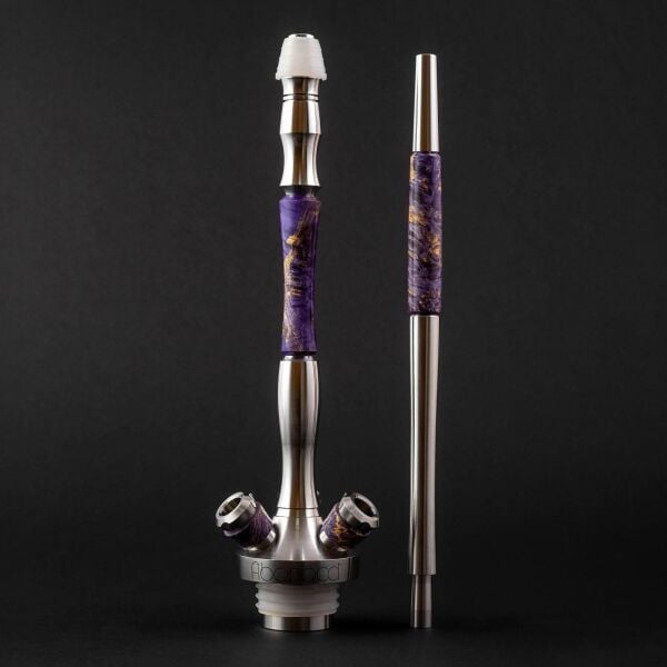 Union Fibonacci Hookah Stablized Wood Nargile Takımı
