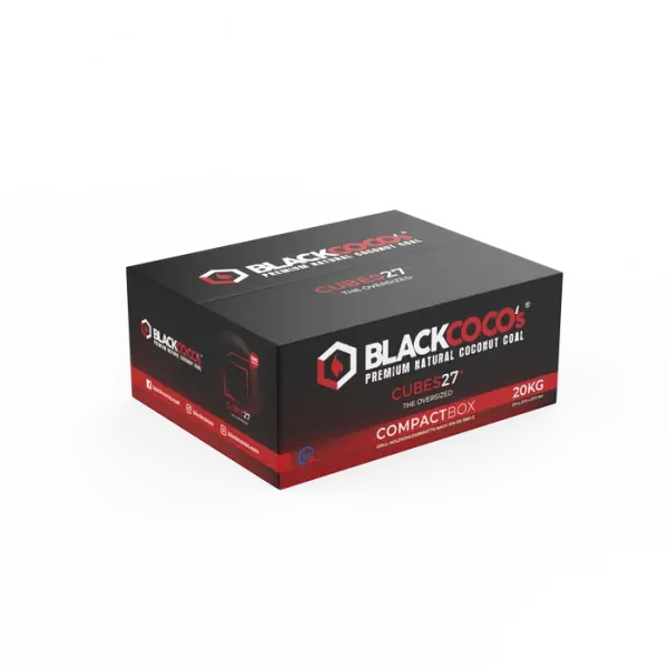 Black Coco's CUBES27 Compactbox 20 Kg Nargile Kömürü - Kutusuz